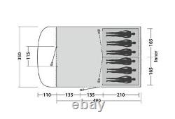 Easy Camp Palmdale 600 6 Person / Berth Family Tunnel Tent 2022