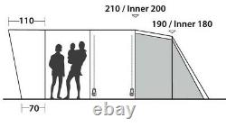 Easy Camp Palmdale 600 6 Person Family Tunnel Tent