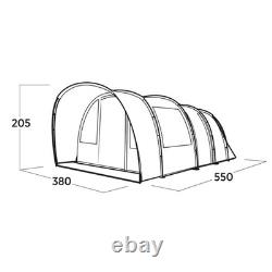 Easy Camp Skarvan 6 Tent Family Tunnel Tent 6 Man Camping Tent Sewn Groundsheet