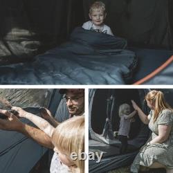 Easy Camp Skarvan 6 Tent Family Tunnel Tent 6 Man Camping Tent Sewn Groundsheet