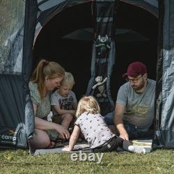 Easy Camp Skarvan Tent 5 Person Large Family Poled Tunnel Tent 5 Man