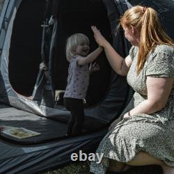 Easy Camp Skarvan Tent 5 Person Large Family Poled Tunnel Tent 5 Man