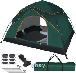 Effortless Automatic Pop-Up Tent for 3-4 Persons Waterproof & UV Protected