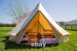 Emperor Bell Tent 100% Cotton Canvas 6 x 4m by Life Under Canvas