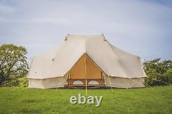 Emperor Bell Tent 100% Cotton Canvas 6 x 4m by Life Under Canvas