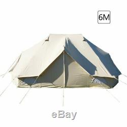 Emperor Twin Ultimate Bell Tent 6x4M Large Space 12persons Waterproof 3 Doors