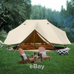 Emperor Twin Ultimate Bell Tent 6x4M Large Space 12persons Waterproof 3 Doors