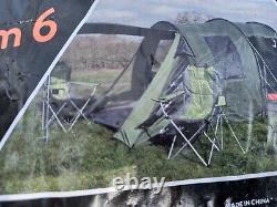 Eurohike Buckingham 6 Classic tent family camping six berth green large