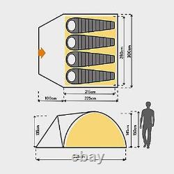 Eurohike Cairns 4 Deluxe NightfallTent