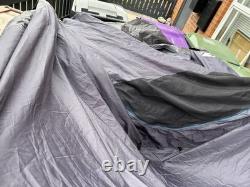 Eurohike Genus 400 Inflatable 4 Person Tunnel Tent 1 Door Grey/Blue
