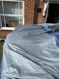 Eurohike Genus 400 Inflatable 4 Person Tunnel Tent 1 Door Grey/Blue