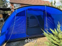 Eurohike Hampton 6 Man Tent + Habitat Universal Tent Porch Great Condition