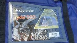 Eurohike Rydal 500 five man berth person family camping tent extra large VGC