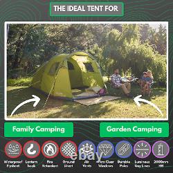 Eurohike Sendero 6 Man Family Tent, Tunnel, Festival Tent, Camping Equipment