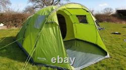 Eurohike Sendero 6 Six berth man person family camping tunnel tent large green