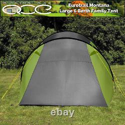 Eurotrail Camp Site Montana Large 6 Berth Family Tent