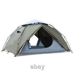 Evajoy Automatic Instant Pop Up 3 Man Camping Tent Family Outdoor Hiking Shelter