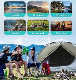 Evajoy Automatic Instant Pop Up 3 Man Camping Tent Family Outdoor Hiking Shelter