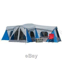 Extra Large 16 Person Family Spacious Outdoor Cabin House Tent Camp 3 rooms NEW
