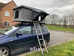 Extra Large Hard Shell Roof Top Tent Dark Grey Material used twice only