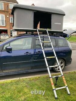 Extra Large Hard Shell Roof Top Tent Dark Grey Material used twice only