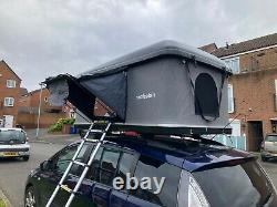 Extra Large Hard Shell Roof Top Tent Dark Grey Material used twice only