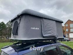 Extra Large Hard Shell Roof Top Tent Dark Grey Material used twice only