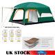 Extra Large Tent 8-10 Person Family Cabin Tents, 2 Rooms Big Tent For Outdoors Uk