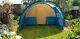 Extra Large Blue And Tan Marechal 7 Ft High Tunnel Tent In Excellent Condition