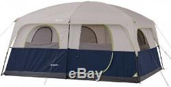 Family 14 X 10 Cabin Tent 10-Person With Carrying Bag & Electrical Cord Access