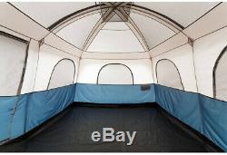 Family 14 X 10 Cabin Tent 10-Person With Carrying Bag & Electrical Cord Access