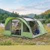 Family Camping Tent Waterproof Tunnel Tent 4 Person