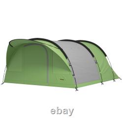 Family Camping Tent Waterproof Tunnel Tent 4 Person