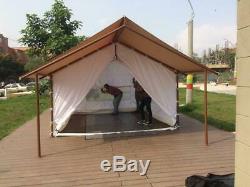 Family Canvas Tent New Waterproof 19.7x13 ft / 6x4 mt Any Color