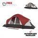 Family Multi Room Camping Tent 8-person Waterproof Cover Outdoor Rain Sun Shade