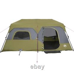 Family Tent 9-Person Lightweight Dome Tent Quick Release Waterproof vidaXL