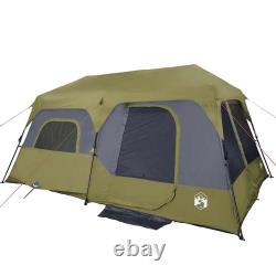 Family Tent 9-Person Lightweight Dome Tent Quick Release Waterproof vidaXL