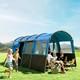 Family Tunnel Tent Camping Hiking 8person Outdoor Shelter Canopy Sleeping Cabin