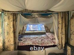 Folding camper trailer tent. Six Berth. Includes Large Awning and All Skirts