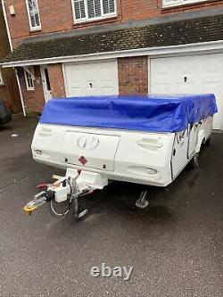 Folding camper trailer tent. Six Berth. Includes Large Awning and All Skirts