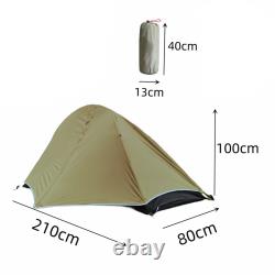 For All Seasons Waterproof Camping Tent with Large Space for One Person