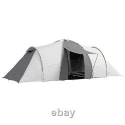 Four-Man Tunnel Tent with Two Bedrooms and Living Room Sports Beach Shelter