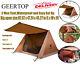 Geertop Backpacking Tent, Ultra-light Bushcraft Shelter 2 Men Tent, Waterproof
