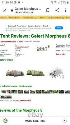 Gelert Morpheus 8 Person Large family tent