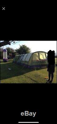 Gelert Morpheus 8 Person Large family tent with Carpet and Porch Extension