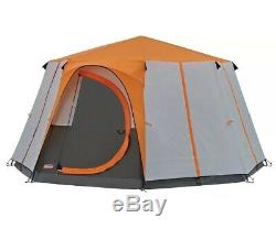 Genuine Coleman Tent Cortes Octagon, 6-8 man Festival, large Dome Camping Tent