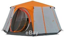 Genuine Coleman Tent Cortes Octagon, 6 to 8 man Festival tent, large Dome Tent