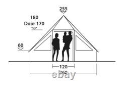Glamping Cabin Tent Sleeps 10, Mesh Ventilation, Easy Setup, Spacious