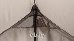 Glamping Cabin Tent Sleeps 10, Mesh Ventilation, Easy Setup, Spacious