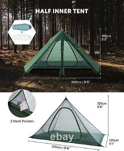 Gonex Lightweight Hot Tent with Large Stove Window, Waterproof 1 Person